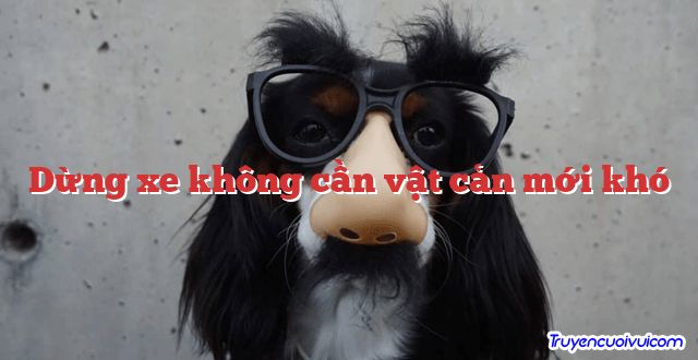 Dừng xe không cần vật cản mới khó 		