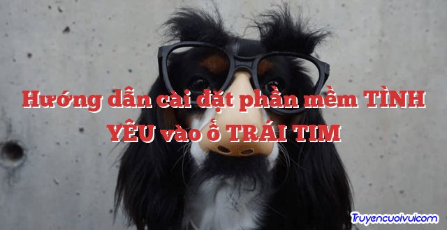 Hướng dẫn cài đặt phần mềm TÌNH YÊU vào ổ TRÁI TIM 		