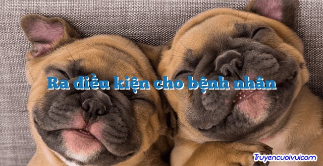 Ra điều kiện cho bệnh nhân 		