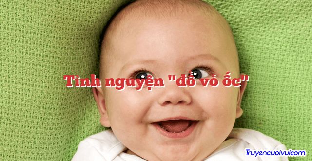 Tình nguyện "đổ vỏ ốc" 		