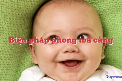 Biện pháp phong toả cảng 		