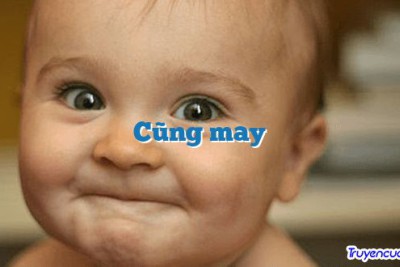 Cũng may 		