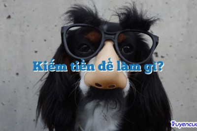 Kiếm tiền để làm gì? 		