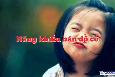 Năng khiếu bán đồ cổ 		