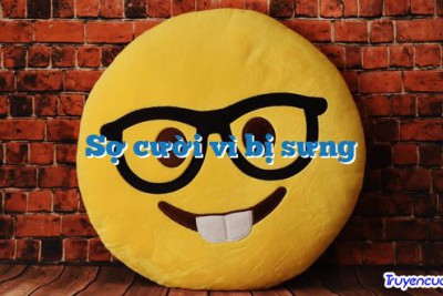 Sợ cười vì bị sưng