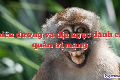 Thiên đường và địa ngục dành cho quản trị mạng 		