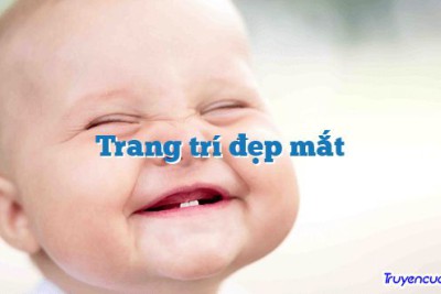 Trang trí đẹp mắt 		